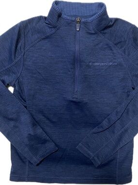 Vineyard Vines Kids Navy Half-Zip Pullover